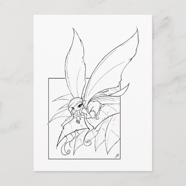 Leaf Pixi Postcard (Front)