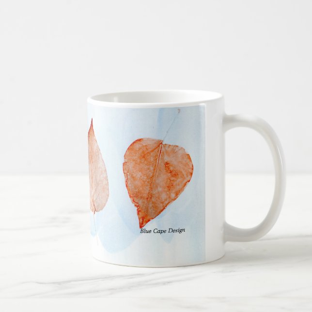 Leaf Print Coffee Mug (Right)