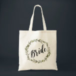 Leaf Script Tote | Bride<br><div class="desc">Bride tote bag.</div>