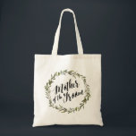 Leaf Script Tote | Mother of the Groom<br><div class="desc">Mother of the Groom tote bag.</div>
