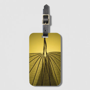 Leaf Skeleton Luggage Tag
