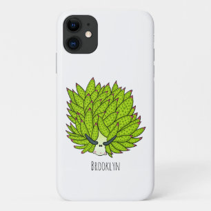 Leaf slug cartoon illustration  Case-Mate iPhone case