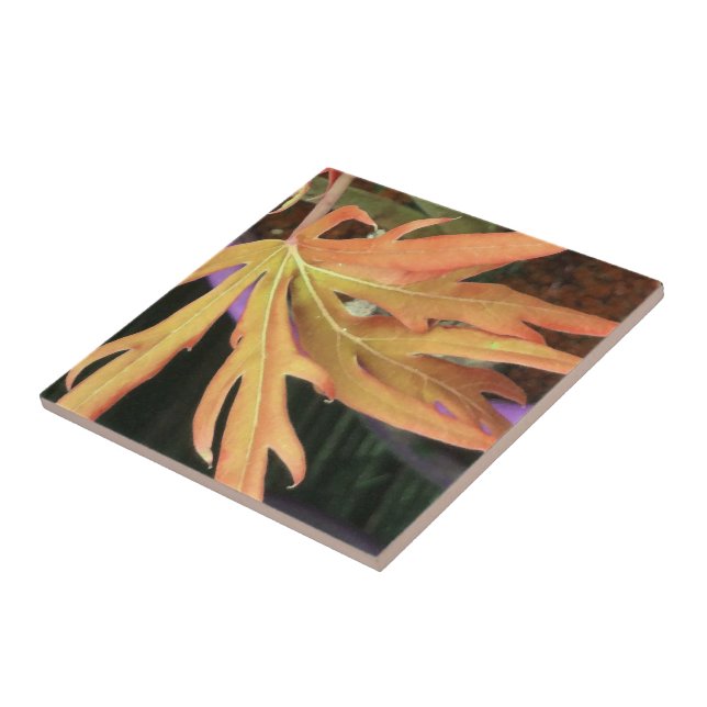 Leaf Study 2 Tile (Side)