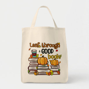 Leaf Through A Good Book Tote Bag