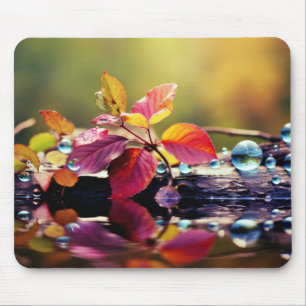 Leaf Tranquil Peaceful Nature Serene  Mouse Pad