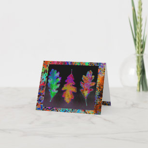 Leaf Trio Notecard