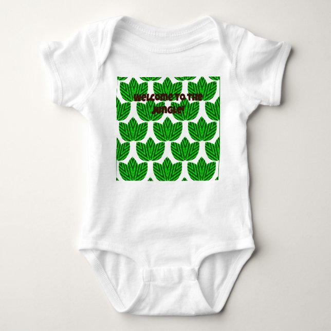 Leaf Trios  Baby Bodysuit (Front)
