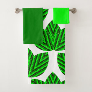 Leaf Trios Bath Towel Set