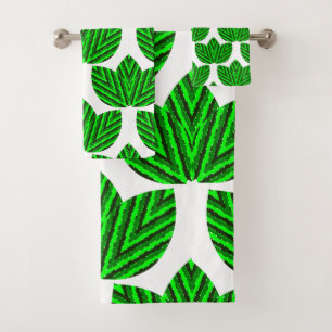 Leaf Trios  Bath Towel Set
