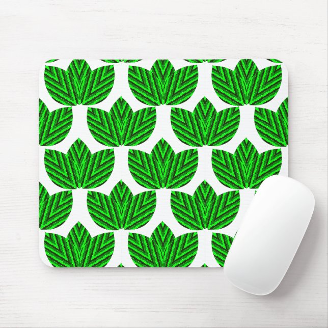 Leaf Trios  Mouse Pad (With Mouse)