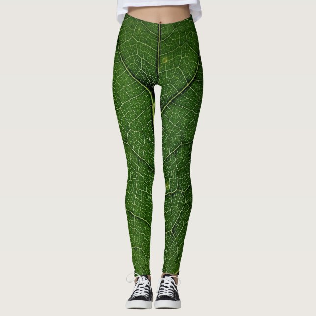 Leaf Vein Leggings (Front)