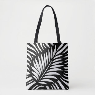Leaf Zebra Stripes style Tote Bag