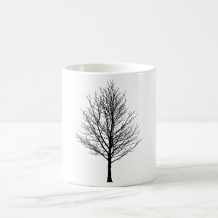 Leafless tree coffee mug