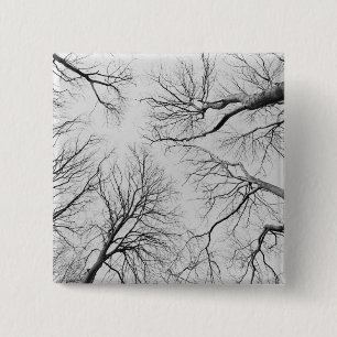 Leafless Trees in Thiepval Wood 15 Cm Square Badge