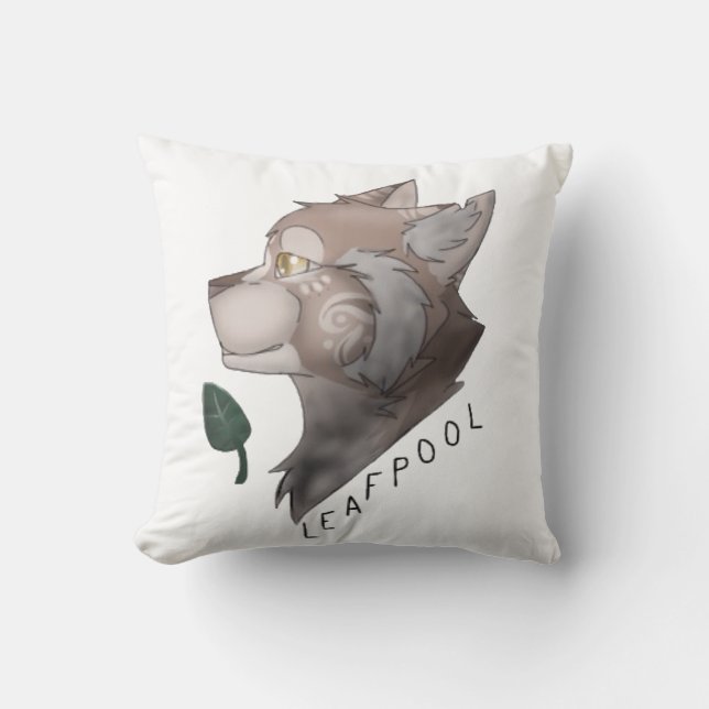 Leafpool Warrior Cats Pillow (Front)