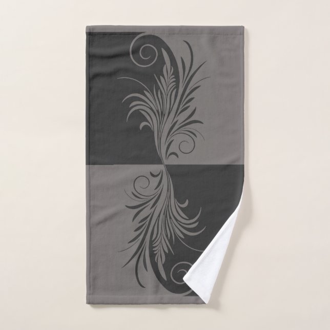 Leafy 5 hand towel (Hand Towel)