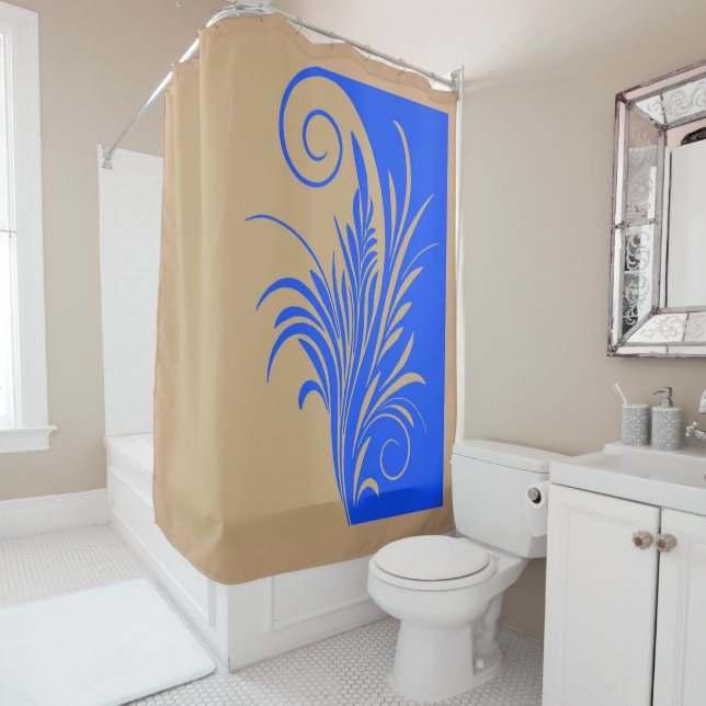 Leafy 7 shower curtain (In Situ)