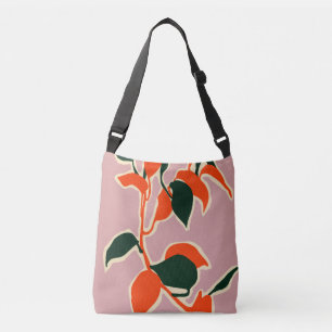 Leafy Abstraction Crossbody Bag