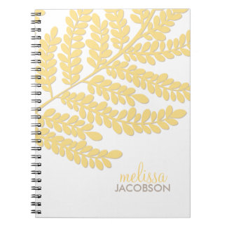 Leafy Branch Personalised Notebook
