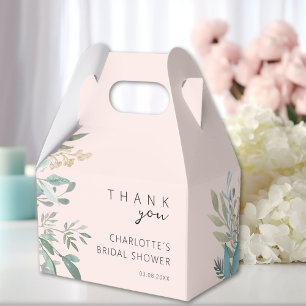 Leafy Bridal Shower Favour Box