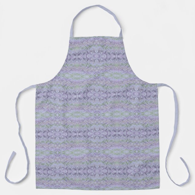 Leafy Creeping Vine Drawing Pattern With Pastels Apron (Front)