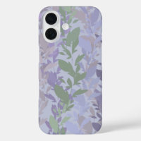 Leafy Creeping Vine Drawing Pattern With Pastels