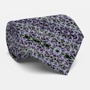 Leafy Creeping Vine Soft Pastel Drawing Pattern  Tie