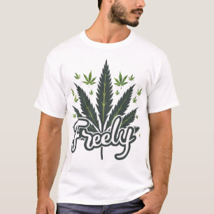 Leafy Freedom Tee: Embrace Your Natural Vibes T-Shirt