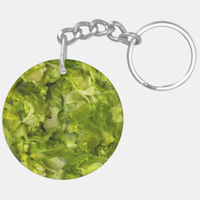 Leafy Green Salad Lettuce Key Ring (Back Right)