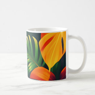 LEAFY LEAVES NATURE GARDEN COFFEE MUG