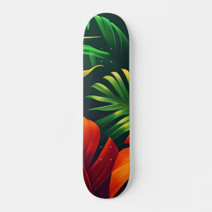 LEAFY LEAVES NATURE GARDEN SKATEBOARD