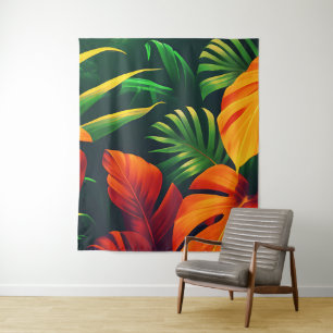 LEAFY LEAVES NATURE GARDEN TAPESTRY