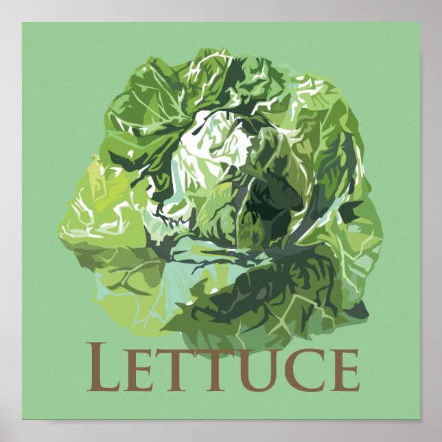 Leafy Lettuce Poster (Front)