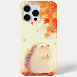 Leafy Little Hedgehog iPhone 15 Pro Max Case