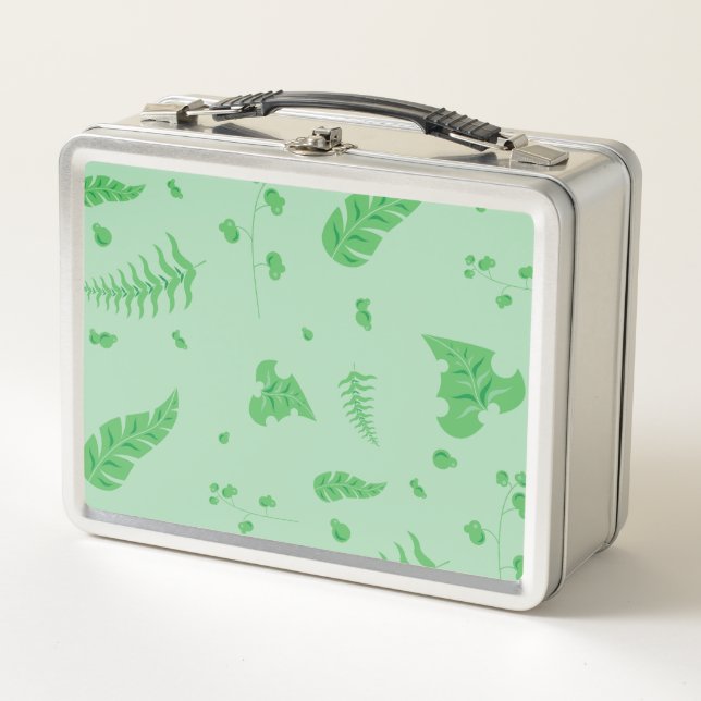 Leafy Metal Lunch Box (Front)
