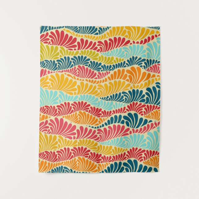 Leafy Mosaic Tapestry (Front)
