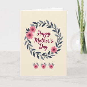 Leafy Mothers Day Card