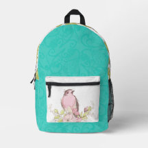 Leafy Pattern  Backpack 