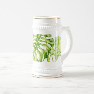 Leafy Sculptures on a Stein