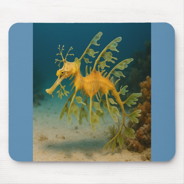 Leafy Sea Dragon Mouse Pad (Front)