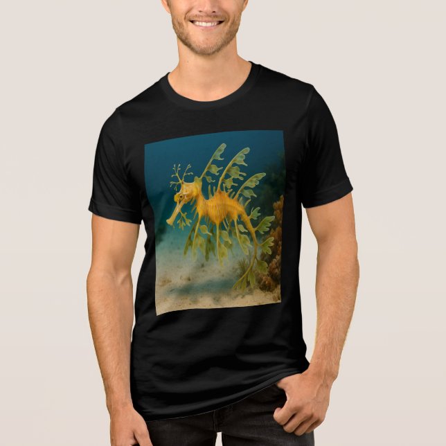 Leafy Sea Dragon Tri-Blend Shirt (Front)