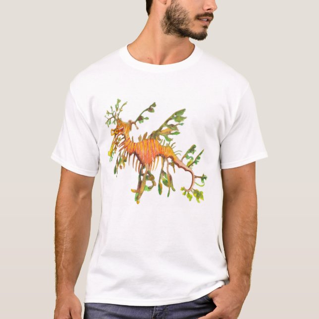 Leafy Seadragon Artwork Men's T-shirt (Front)
