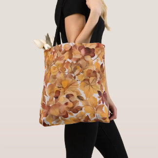 Leafy Shades Of Color Tote Bag