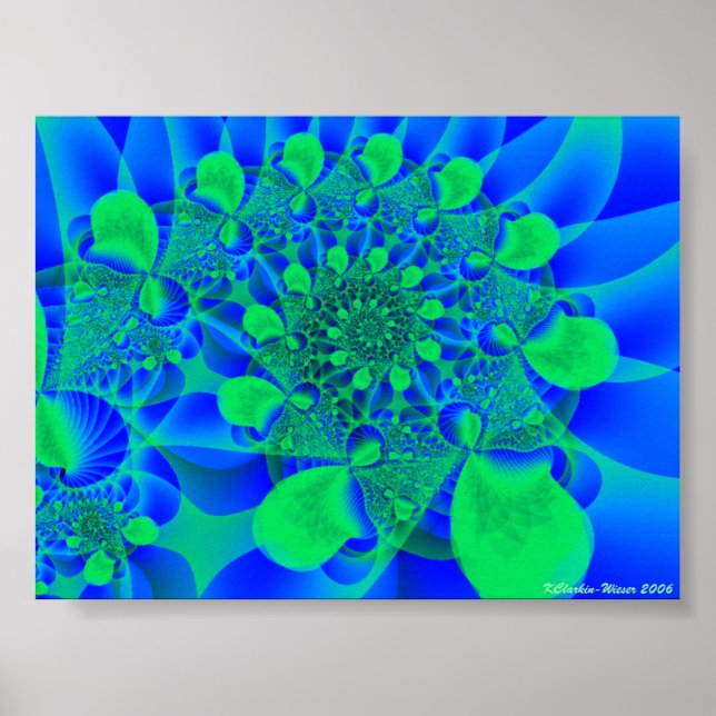 Leafy Spiral Poster (Front)