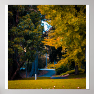 Leafy Turn Poster