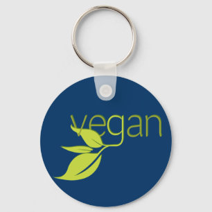 Leafy Vegan Key Ring