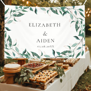 Leafy Wedding Banner