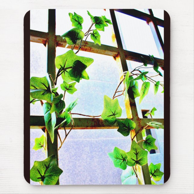 Leafy Window Mouse Pad (Front)