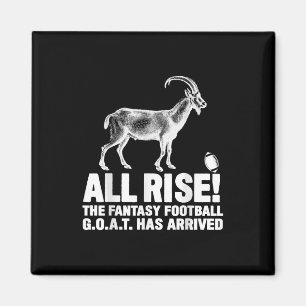 League Champion Fantasy Football Goat Gift Magnet