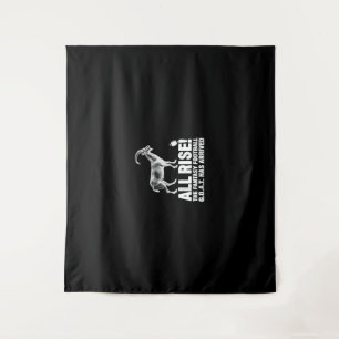 League Champion Fantasy Football Goat Gift Tapestry